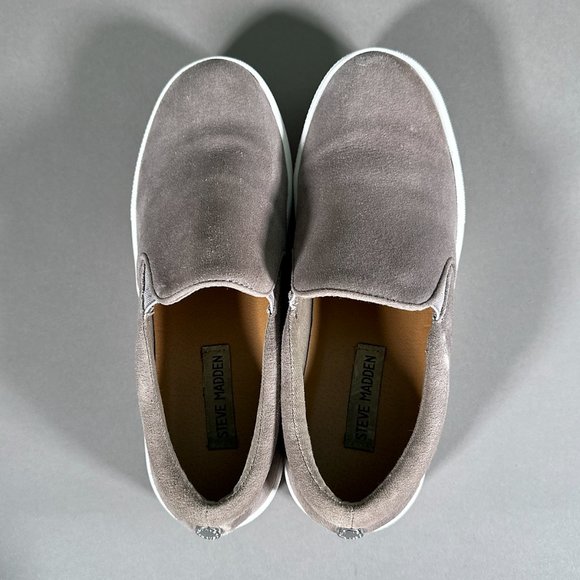 Steve Madden Gray Slip-On Sneakers - Picture 5 of 14